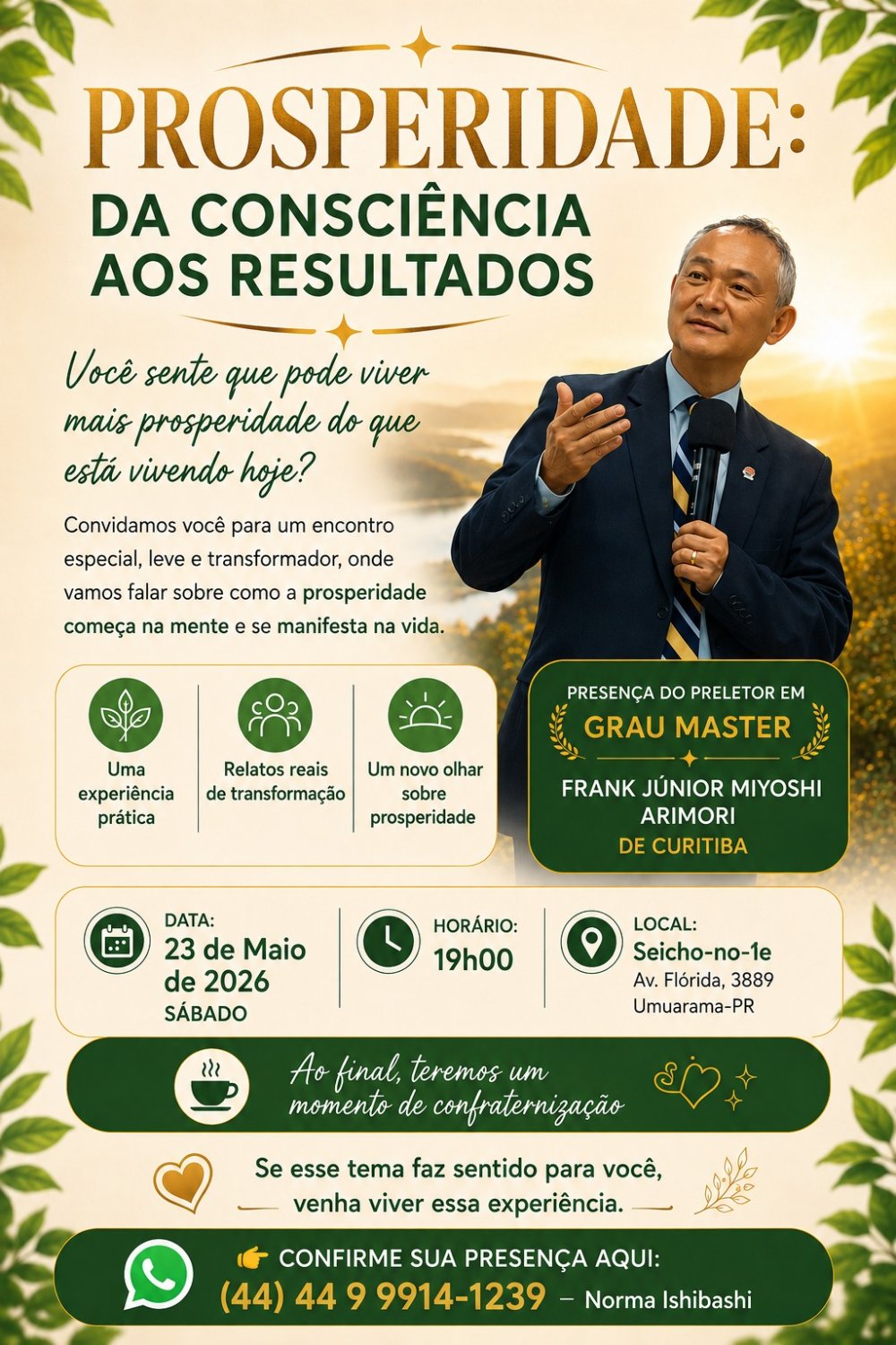 Prosperidade Da Consciência Aos Resultados - Umuarama 2026