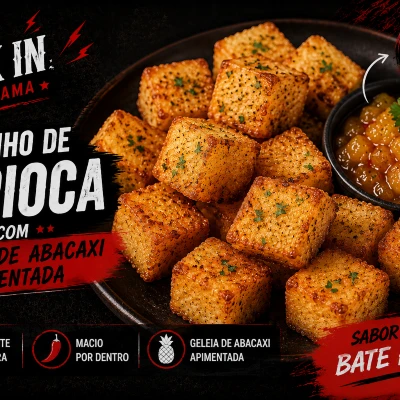 Porção Dadinho de Tapioca com Geleia