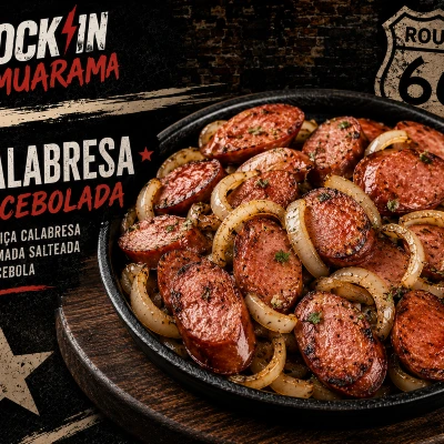 Porção de Calabresa Acebolada